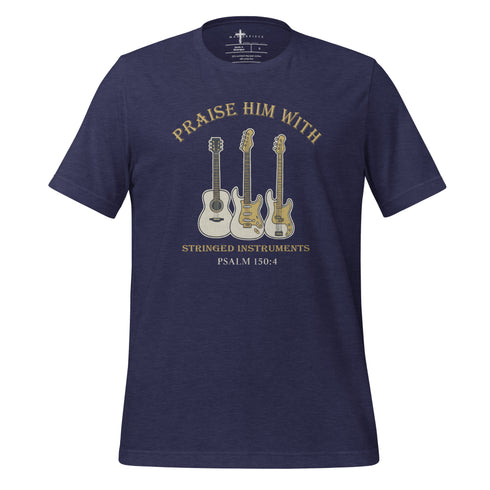 Christian Guitar T-Shirt Psalm 150:4